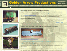 Tablet Screenshot of goldenarrow.me.uk